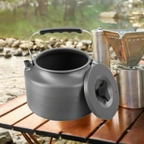 koolsoo Camping Water Kettle Tea Kettle Kitchenware 2L Cook Teapot for Camp Fishing Campfire Outdoor Barbecue