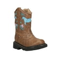 thumbnail image 2 of Roper  Toddler Girls Horse Flowers Floral Round Toe Cowboy   Casual Boots   Mid Calf, 2 of 5
