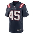 thumbnail image 2 of Men's Nike Monty Rice  Navy New England Patriots  Game Jersey, 2 of 3