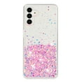 thumbnail image 5 of Allytechgroup Noctiluncent Fluorescent Luminous Phone Case for Samsung Galaxy A25 5G, Bling Glow in The Dark Soft TPU Cover for Women Girls, Slim Lightweight Shockproof Protective Case, Pink, 5 of 7