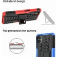 thumbnail image 7 of Tyre Pattern Design Case for Samsung Galaxy A04 with Kickstand, Galaxy M13 5G Case Heavy Duty Shockproof Protection Phone Case for Samsung Galaxy A04/M13 5G XC Black, 7 of 7