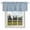 Blue, variant on Curtain Valances for Kitchen Windows,Rod Pocket Short Valance Sky Blue Solid Color Small Window Treatment for Living Room Bedroom,42" x 12"