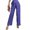 Violet Purple, variant on Women's Pants Casual Plain Straight Leg Khaki XS (2)