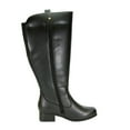 thumbnail image 2 of PEERAGE Carolyn Women's Wide Width Knee High Leather Boots with Zipper, 2 of 3