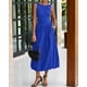 thumbnail image 2 of Vestido BTFBM para mujer 2025, casual, sin mangas, azul XXL, 2 of 6