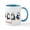 White/Blue Inside, variant on CafePress - Lifes Cool Penguins Mug - 11 oz Ceramic Mug - Novelty Coffee Tea Cup