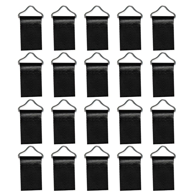 MasteelfCA 20 Pcs Boucle de Trampoline Attache Ceinture de Lit de Saut Sangles de Serrage de Trampoline