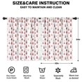 thumbnail image 2 of Blackout Kids Curtains,Pink Christmas Tree Pattern Childrens Insulated Curtains Set Of 2,Bedroom Essentials,Toddler Room Decor 42"x54", 2 of 5