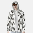 thumbnail image 4 of Haiem Funny Chicken UPF 50+ Fishing Shirts for Men Long Sleeve UV Sun Protection Hoodie Non-Mask Outdoor Hiking Shirts, 4 of 9
