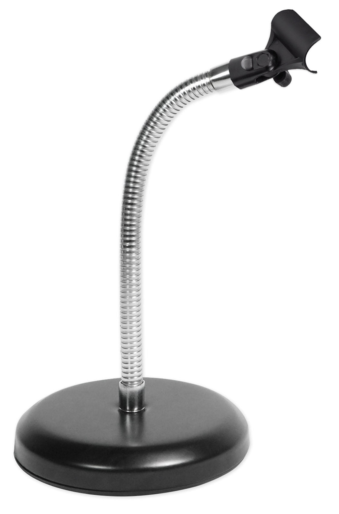 Rockville MD5 Desktop Mic Stand w/ Gooseneck Base+Clip 4 Recording