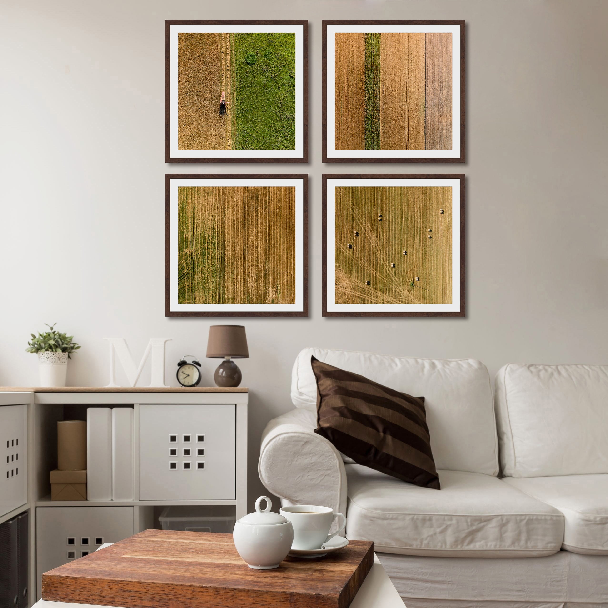 Marmont Hill Inc Farming Quadriptych - Multi