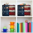 thumbnail image 6 of Ryvnso Retro American Flag Storage Basket Large Bin Foldable Boxes Toys Organizer 14.2x10.2x8.3in 1 PC, 6 of 8