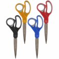 thumbnail image 2 of 1 All Purpose Scissor Stainless 8 inch Steel Blades Ergonomic Soft Grip Craft, 2 of 6