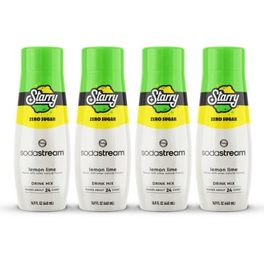 Starry Zero Sugar Lemon Lime Drink Mix 14.9 Fl oz/4pack