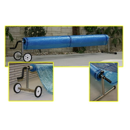 - Stainless Steel Solar Cover Reel for Swimming Pools (Various Widths)
