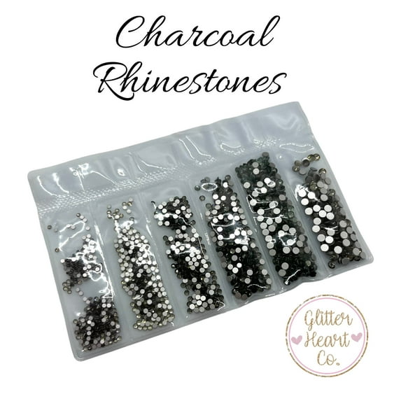 Charcoal Rhinestones