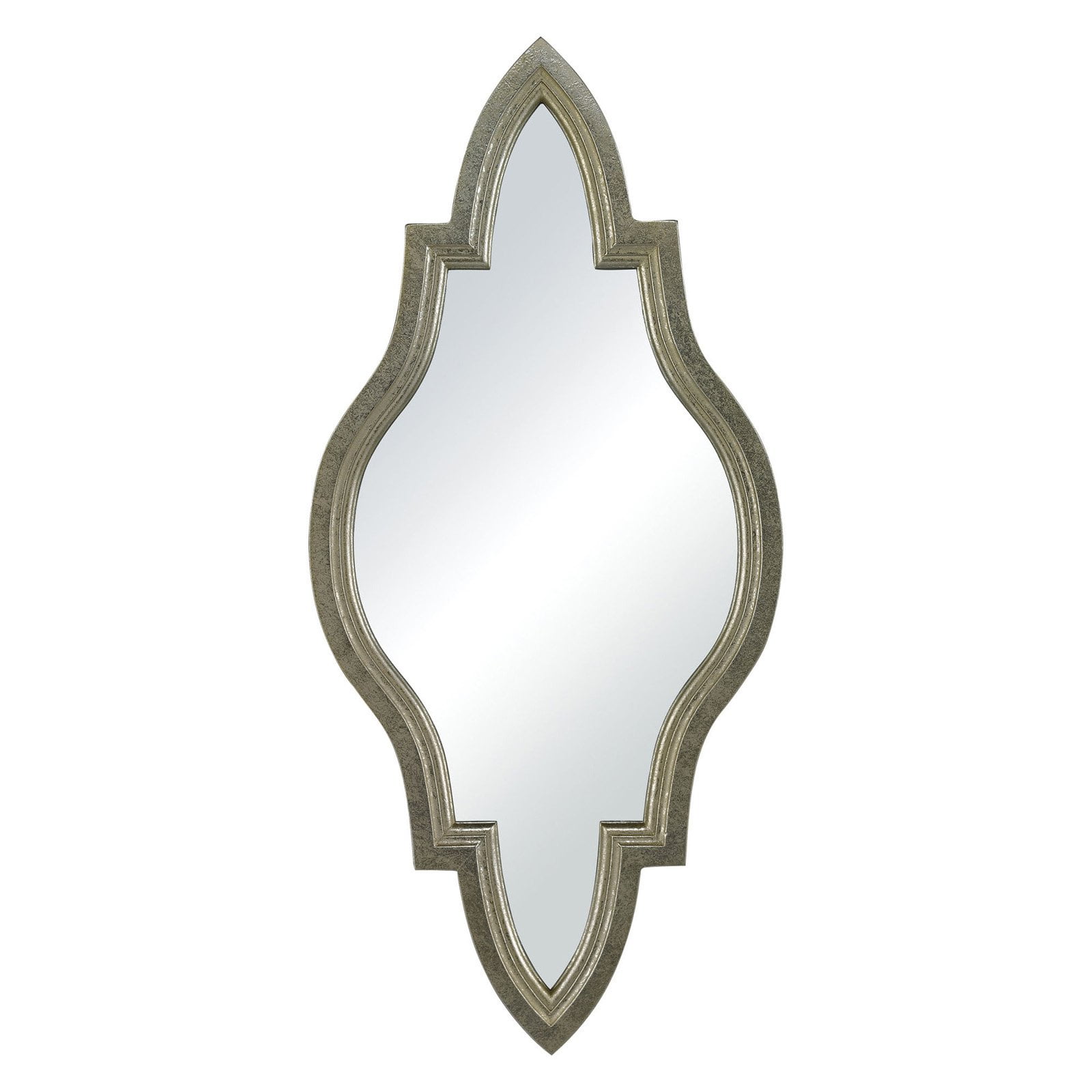 Sterling Jacarand Quatrefoil Wall Mirror 12w X 26h In Com