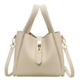 thumbnail image 3 of Bolso Tipo Cubo para Mujer Hombro Sólido Bandolera Cuero PU El (marrón), 3 of 4