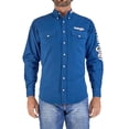 thumbnail image 1 of Camisa Vaquera Wrangler Hombre Manga Larga N04 azul EG, 1 of 6