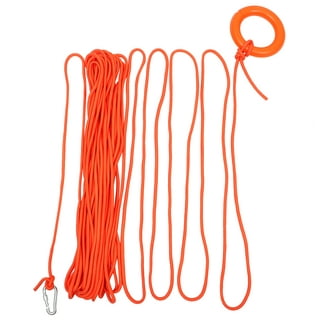 Water Floating Lifesaving Rope 98.4FT,Outdoor Professional Throwing Rope  Rescue Lifeguard Rescue Lifeline with Bracelet/Hand Ring for Swimming  Boating