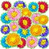 Set of 20 Fiesta Paper Flowers,Colorful Tissue Paper Flowers,Crepe Paper Flowers for Spring Party,Baby Shower,Carnival,Crafts,Wedding Backdrop(A)