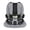 Gray, variant on Urgown Golf Cart Child Positioner, 5-Point Adjustable Safety Harness, Black