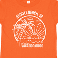 thumbnail image 4 of Inktastic Summer Vacation Mode Myrtle Beach South Carolina Boys or Girls Toddler T-Shirt, 4 of 5