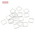thumbnail image 3 of Square Beading Hoop Link Geometric Hollow Open Bezel Linking Ring 0.63"x0.63" Silver Tone for Jewelry Making 20pcs, 3 of 6