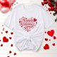 thumbnail image 5 of Camisetas de Manga Corta para Mujeres, Camiseta de Cuello Redondo Impresa de Moda, Primavera Y Verano Casual, 5 of 8