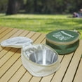 thumbnail image 3 of Stainless Steel Foldable Camping Tableware, Hiking, Travel, Picnic, Cooking Tool, Dish Sierra Cup, 12cm, 300ml, 500ml, 304 (12cm Folding Handle), 3 of 7