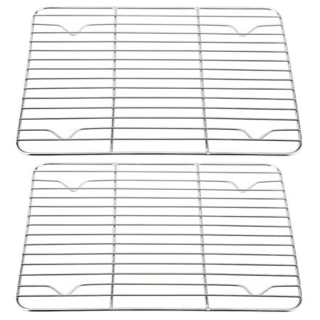 

2pcs Cooling Racks Stainless Steel Steamer Racks Baking Cooking Racks for Cooker Air Fryer
