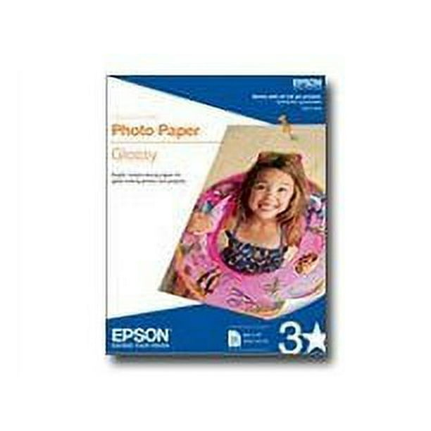 Epson Photo Papier - Super B (13 Po x 19 Po) - 194 G/M - 20 Feuille(S) de Papier Photo - pour Appareil d'Épreuve Couleur 9000; Stylet Pro 5000, Pro 9600; Stylet Photo 12XX, R2880; Effectif 1100