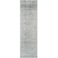thumbnail image 2 of SAFAVIEH Evoke Collection 2'2" x 11' Silver / Ivory EVK270Z Shabby Chic Distressed Non-Shedding Living Room Bedroom Runner Rug, 2 of 2