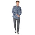 thumbnail image 3 of Maine Mens Mono Check Long-Sleeved Shirt, 3 of 3