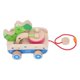 thumbnail image 4 of Crocodile Beating Drum Baby Pull Toys Rubber Wood Baby Pull Toys for Over 1 Year Old Boys Girls, 4 of 5