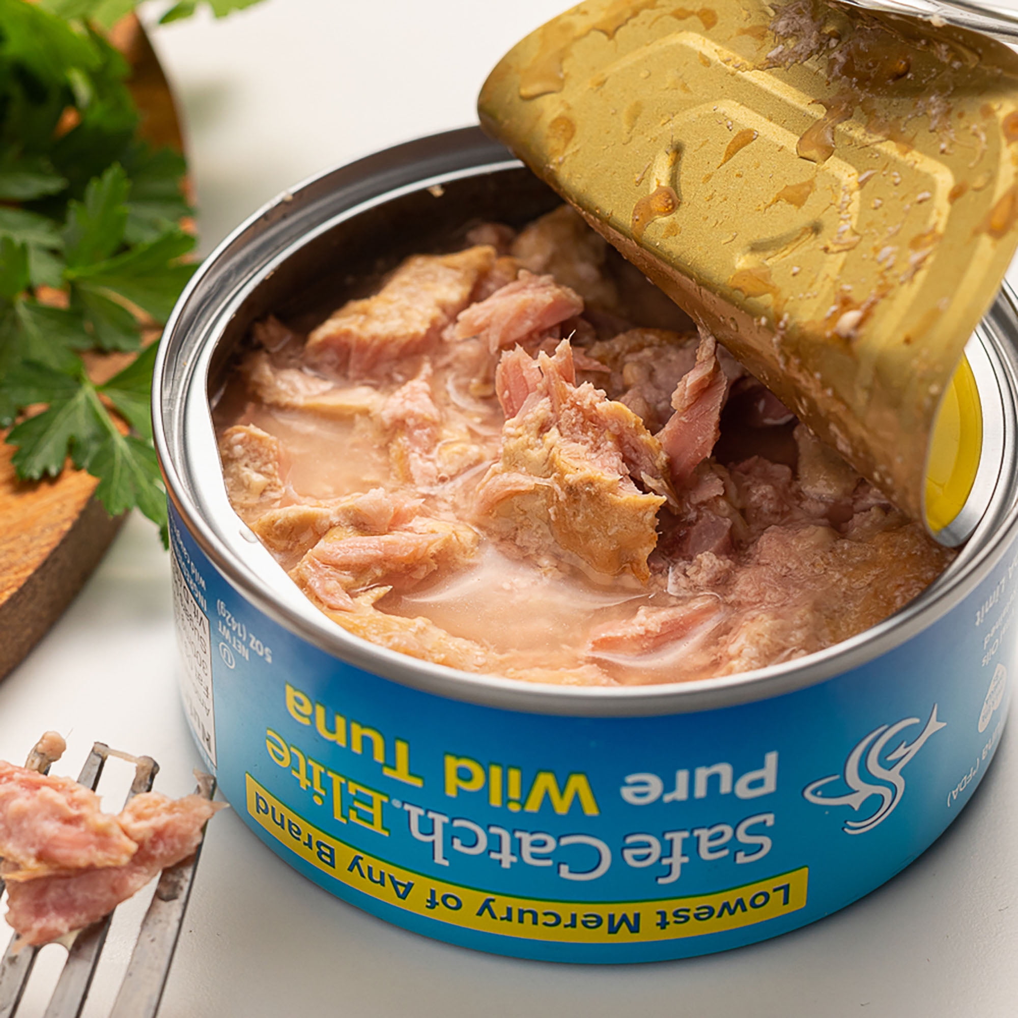 Safe Catch Elite Tuna Canned Wild Caught Tuna Fish Low Mercury Can Tuna  Solid Steak Gluten-Free Keto Non-GMO Kosher Paleo-Friendly High Protein  Food, Every Can Of Tuna Is Tested, 12 Pack 5oz