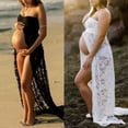 thumbnail image 2 of Perspective Lace Dress Maternity Skirt white L, 2 of 6