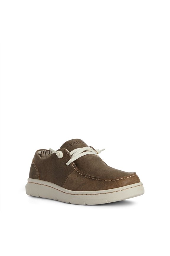Ladies Hilo Brown Bomber Lace up Shoes 10038484 Wide Width BRAND NEW