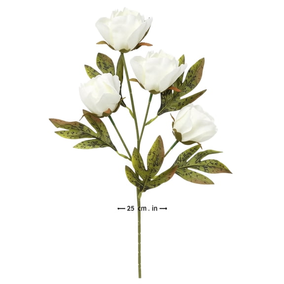 Peony Artificial Flowers Faux Peony Flowers 10 Inch Hobby for Fall Home Decor Indoor Wedding Decorations Party Floral Decorations