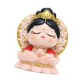 thumbnail image 4 of Mini figura china Feng Shui, estatua portátil, centro de mesa, regalo de festival, decoración de escritorio, escultura decorativa para dormitorio 4x45x55cm, 4 of 8