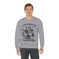 thumbnail image 5 of Anything is Possum-ble Positive Possum Sweatshirt, Retro Positivity Shirt, 5 of 7
