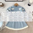 thumbnail image 4 of ZIXKCGDSE Baby Girl Clothes Fall Outfits Cute Long Sleeve Knitted Sweater Tops and Skirt Set Size 5-6 Years, 4 of 4
