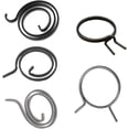 thumbnail image 1 of HUGFEGWE 5 Pcs Poignée de Porte de Remplacement en Acier au Carbone Poignée de Retour de Torsion 19mm ID Fil Plat et Rond, Poignées de Porte Verrouillage Réparation Interne Remplacement U2536-10904, 1 of 8