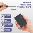 thumbnail image 4 of Rechargeable Wallet Tracker Card For Android, Ultra Thin Item Locator Compatible With Google Find My Device, Built-in Battery Anti-Lost Wallet Finder For Keys, Purse, Luggage Tracking, 4 of 8