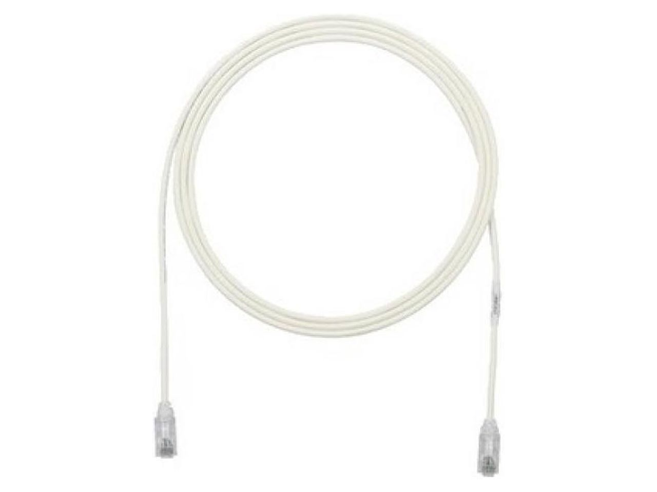 Panduit TX6-28 Category 6 Performance - Patch cable - RJ-45 (M) to RJ-45 (M) - 6 in - UTP - CAT 6 - IEEE 802.3at - booted, halogen-free, snagless, stranded - off white