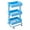 Cerulean, variant on Simply Tidy Lexington 3-Tier Rolling Cart Mobile Metal Storage Utility Cart Organizer with Locking Wheels for Craft, Office & Home, 1 Pack
