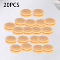 thumbnail image 2 of Yazoeia 20x Pulley Blocks Wooden Model Ship Fittings, Educational Toy Parts, Model Building Kits Accessory Model Ship Deadeye, 6mm CJC912-201087, 2 of 7