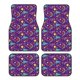thumbnail image 1 of Fotbe Retro 80s Style Juego de 4 Tapetes para Auto con Estampado – Alfombrillas de Goma Reforzada, Diseño Antideslizante, Protección para Todo el Año – Vehículos, Autos, Camionetas y SUVs, 1 of 7