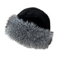 thumbnail image 4 of Sombrero de pescador de invierno, cálido, para pesca, trekking, viajes, actividades al aire libre, regalo de cumpleaños. negro, 4 of 10