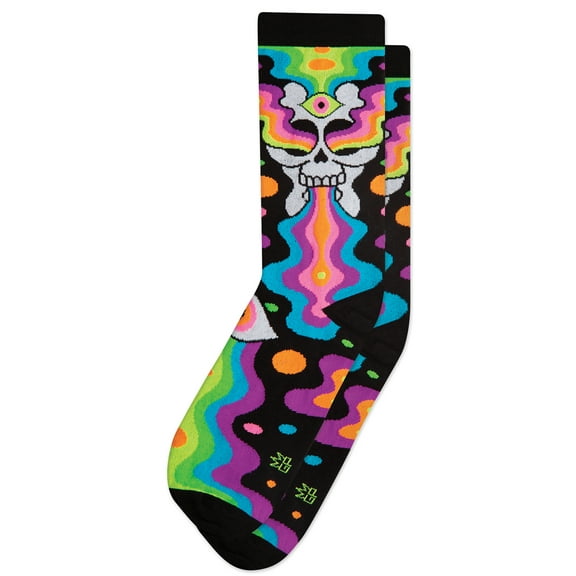Oliver Hibert's Art Design Socks by Gumball Poodle Unisex Dress Crew Novelty Socks (Made in the USA)